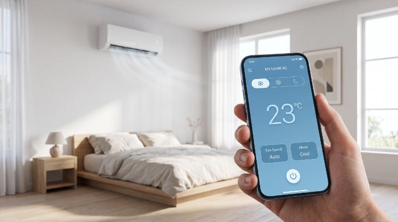 Távoli klímavezérlés mobilról a nyári melegben